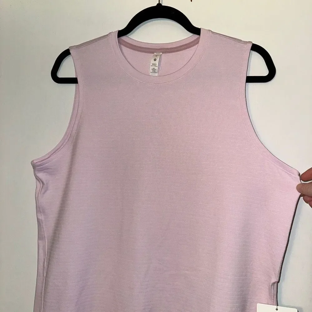 Lululemon Womens Size 10 License To Train Tank Top Strawberry Milkshake Pink NWT